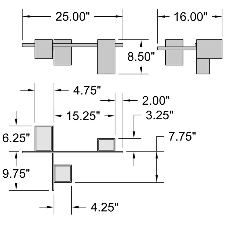 Lyco Acrylic Flush Mount, Matte White