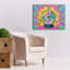 «Look Into The Crystal Ball» par Dean Russo, art mural sur toile, 34 po x 26 po