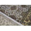 Tapis ivoire et doré de haute qualité noué à la main
