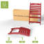 Chaise Adirondack pliante en plastique Smilja-226477009