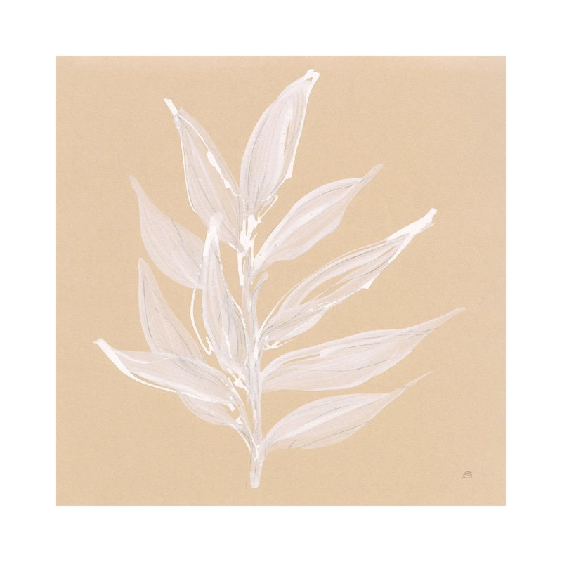 Leaf Study IV by Chris Paschke - Wrapped Canvas Painting, 30.48 cm H x 30.48 cm W