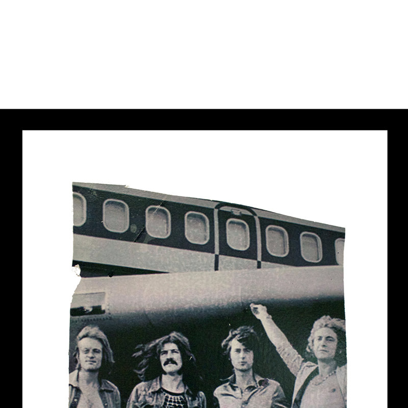 Led Zeppelin Picture Frame Print on