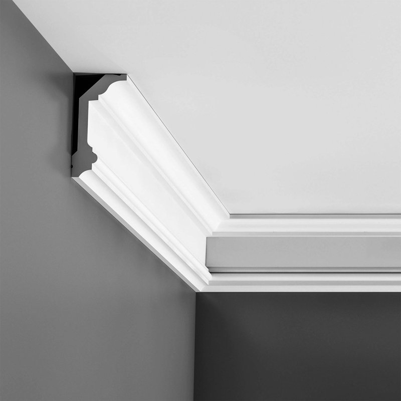 Primed White High-Density Polyurethane Crown Moulding 78"