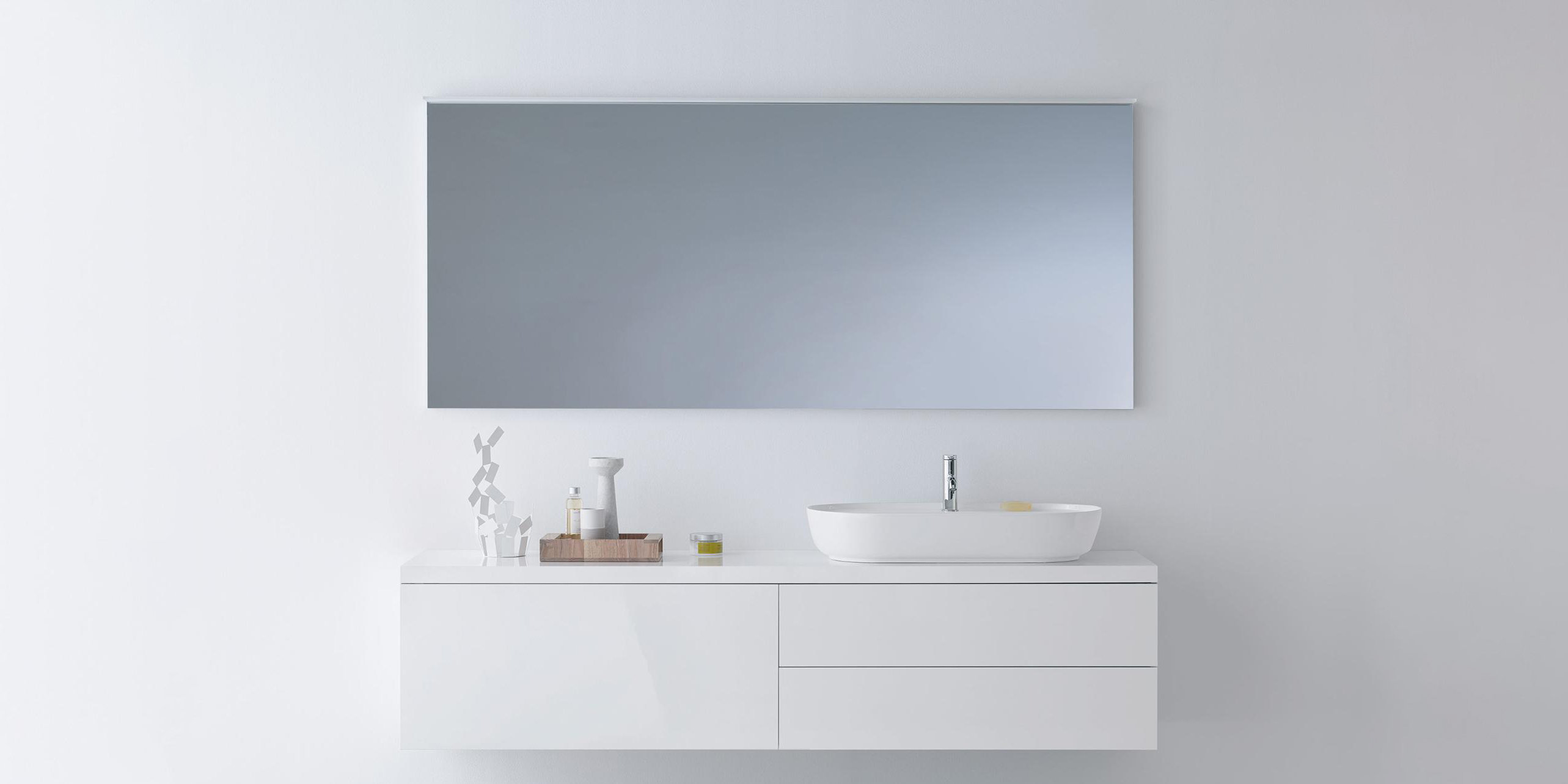 Duravit 1930 Series Ceramic 24" Wall Mount Bathroom Sink with Overflow