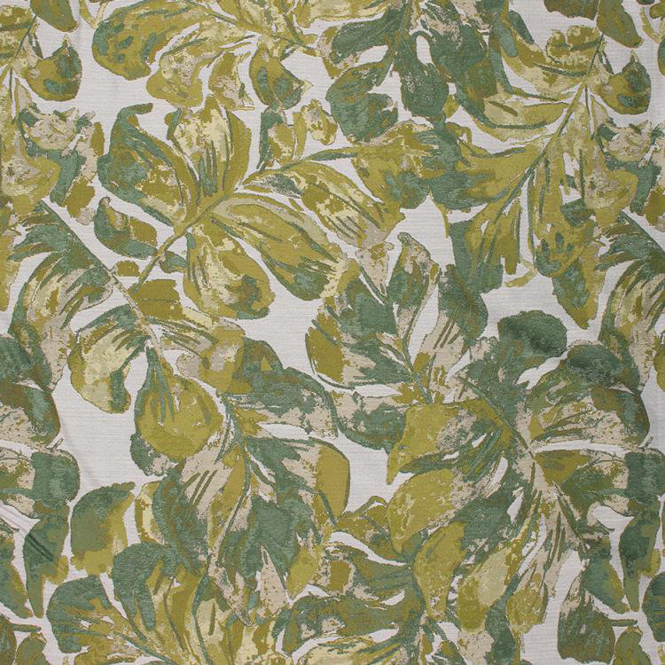 Tissu de la vigne palm Prive, Émeraude