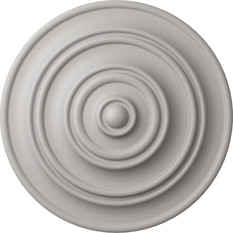 Médaillon de plafond Endurathane Classic, P 13 1/4 po x P 1/2 po (convient aux auvents jusqu'à 4 1/8 po), Blanc ultra pur