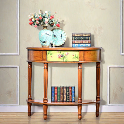 Armoire latérale américaine demi-ronde