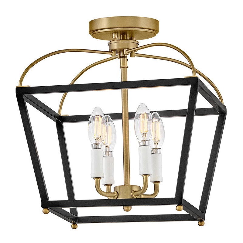 Plafonnier semi-encastré deux lumières Freddy Tate