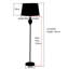 Owensburg 161cm Chrome Traditional Floor Lamp
