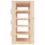 25 Bottle Solid Wood Floor Wine Bottle Rack in Brown