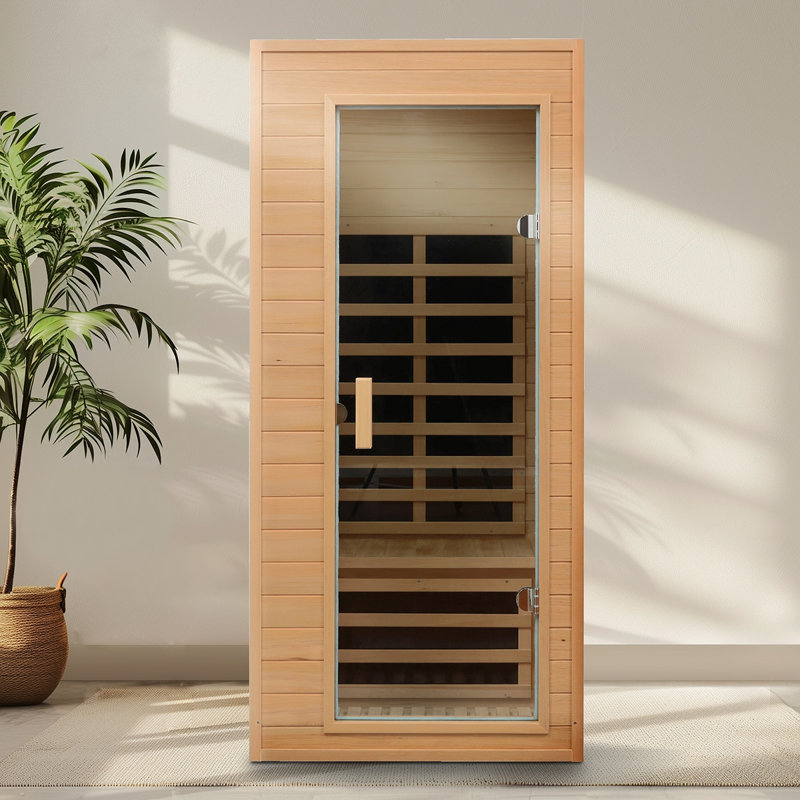 Sauna intérieur encastré à infrarouge lointain Hemlock