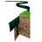 Swift Edge Rust-free Aluminium Garden Lawn & Border Edging - with connecting strips & fixing stakes-26398725-26398732