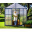 Palram - Ensemble de serre à double paroi en aluminium avec passe-toit de qualité supérieure Canopia Glory-90988245