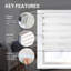 Premium Cordless Zebra Roller Shades - Dual Layer - Light Filtering and Room Darkening