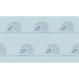 Hedgehog Parade 33' L x 20.5" W  Wallpaper Roll