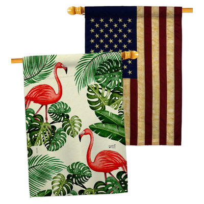 Double Sided 40'' H x 28'' W Polyester House Flag