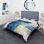 Indigo Panel VI - Ensemble de housse de couette moderne Glam - Microfibre de polyester-38758330