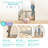 Regalo Easy Fit Adjustable 24 to 42 inches Wide Plastic Safety Gate