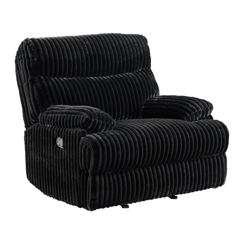 Fauteuil inclinable Cordon Motion en noir Masis