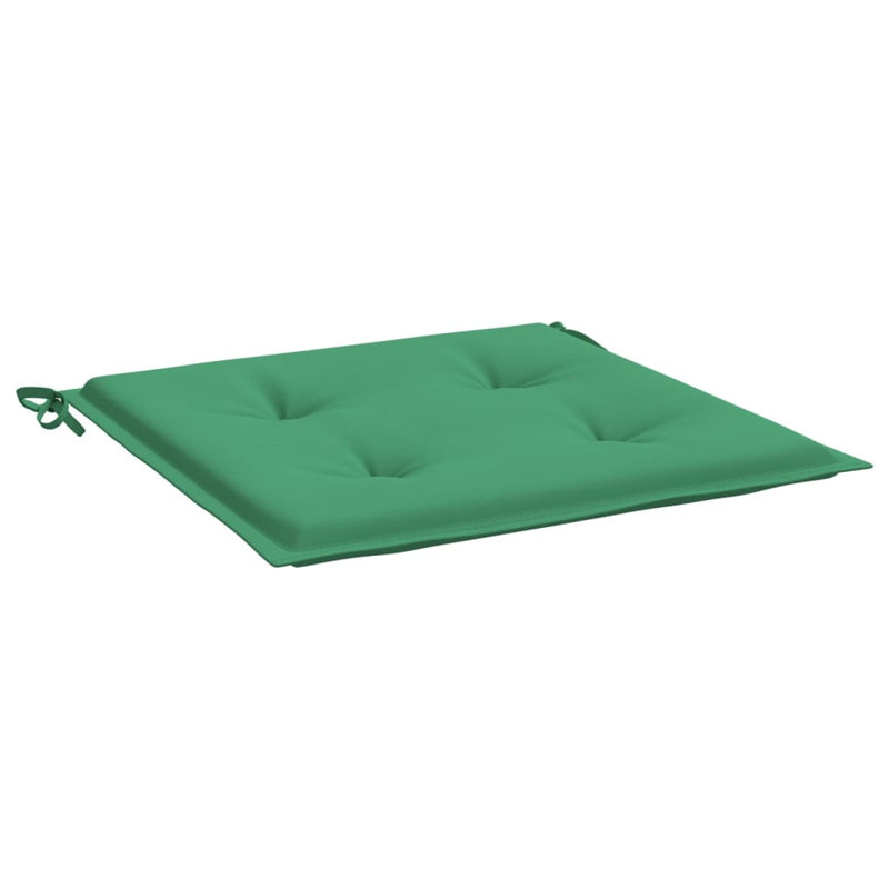 Outdoor Seat Cushion, 19.7" x 19.7" x 1.2", Green