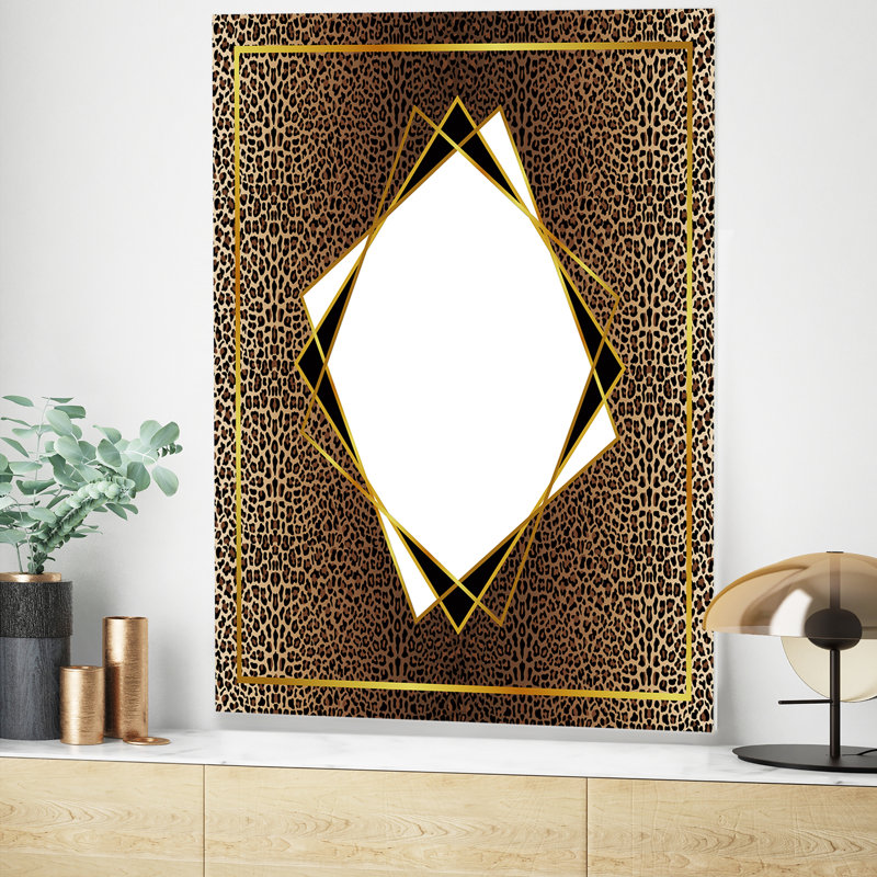 Miroir mural Leopard 6 Glam and Modern, H 39,4 po x l 29,5 po