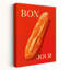 Art mural rétro classique Bonjour, baguette française-2037039640