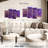 Dynamic Abstract Purple Abstract On Canvas 4 Pieces Set-92763823