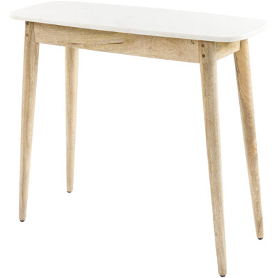 Console en marbre véritable 35,4 po Margate