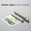 Petite voile I - Impression sur toile seulement - NON-CADRE-857578436