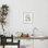 «Coffee Beans Origins», reproduction encadrée sous verre, design par Angela Steahling