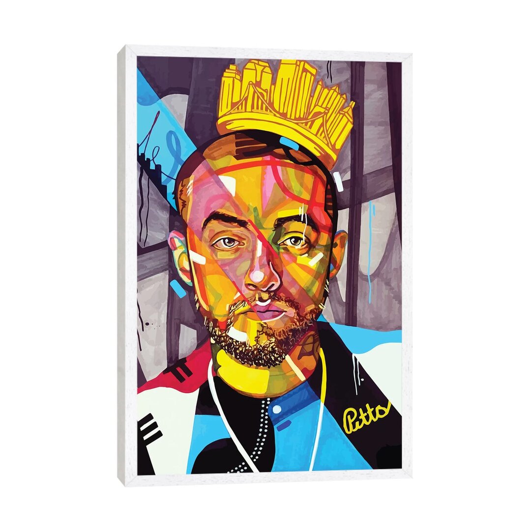 Leinwandbild - Grafikdruck „Mac Miller” von Domonique Brown