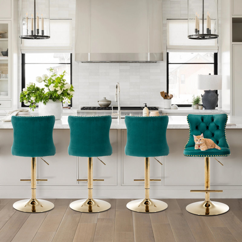 Tabouret Ainagul, Vert