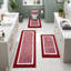 4 Piece Soft Absorbent Microfiber Bath Rug Set with Non-Slip Backing (Set of 4)-1761367436