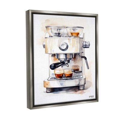 " Modern Espresso Machine Floater Frame " by RB