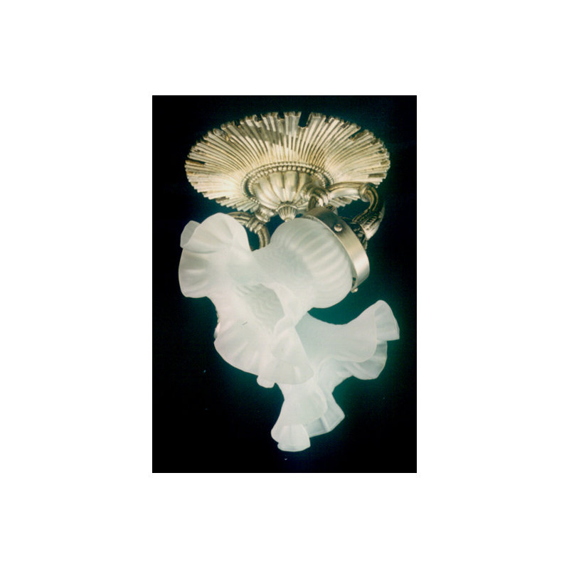 Bilyeu Glass Semi Flush Mount