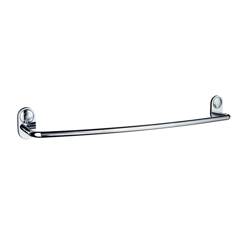 Porte-serviettes simple 24 po Club, Chrome poli