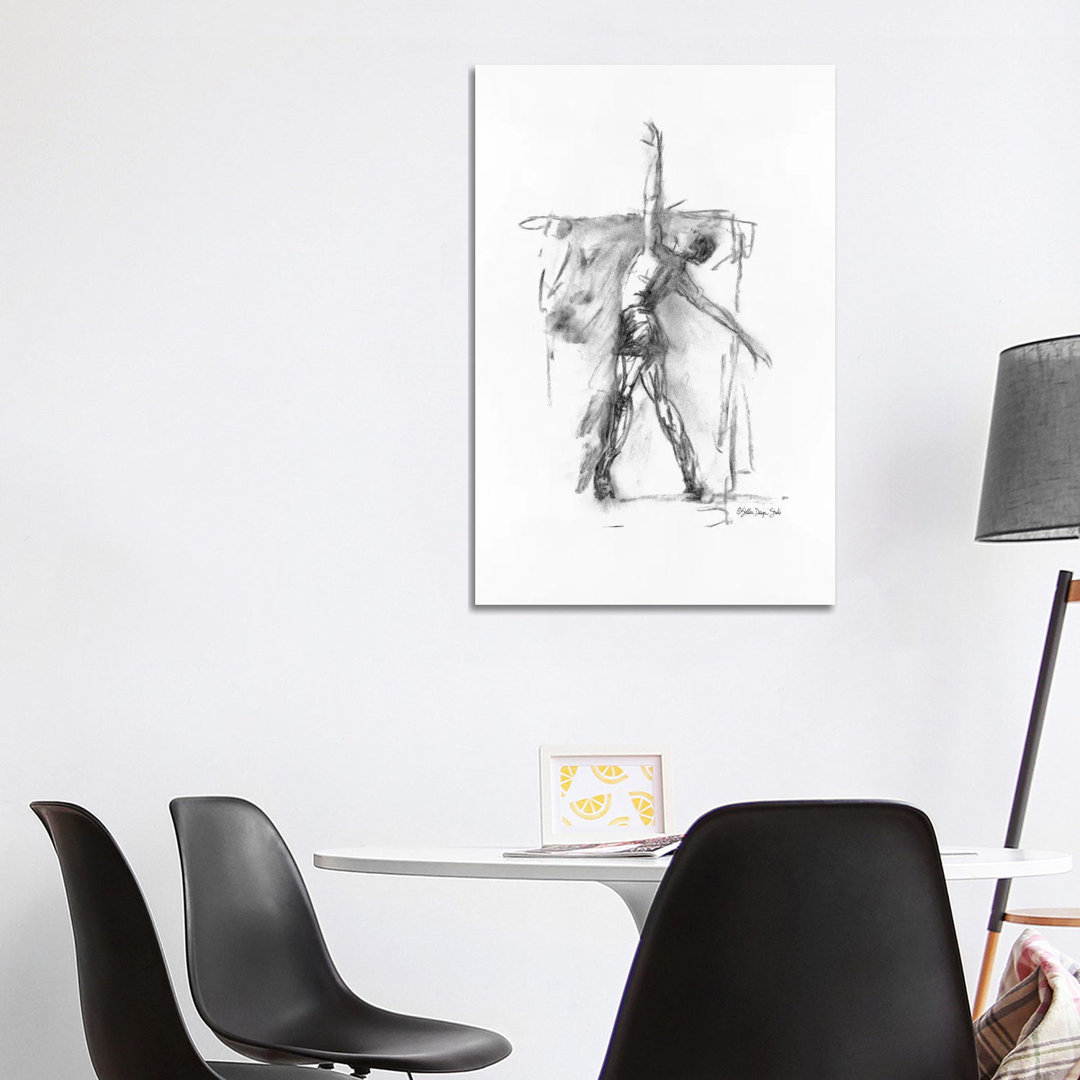 Dance Figure II von Stellar Design Studio - Galerie-verpackte Leinwand Giclée