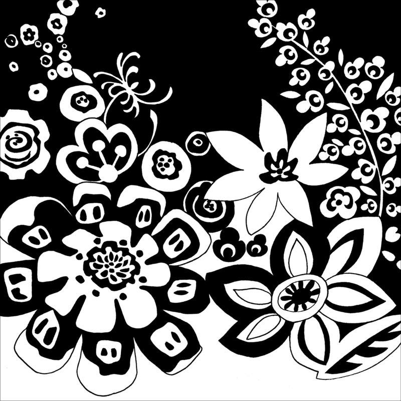 Tokyo Garden VIII by Chariklia Zarris - Wrapped Canvas Print, 122cm H x 122cm W x 3.8cm D