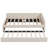Comfortable Upholstered Platform Bed With USB And Twin Trundle For Relaxing Sleep