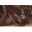Tapis teinture végétale antique pré-1900 3 x 6