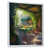White Floater Framed