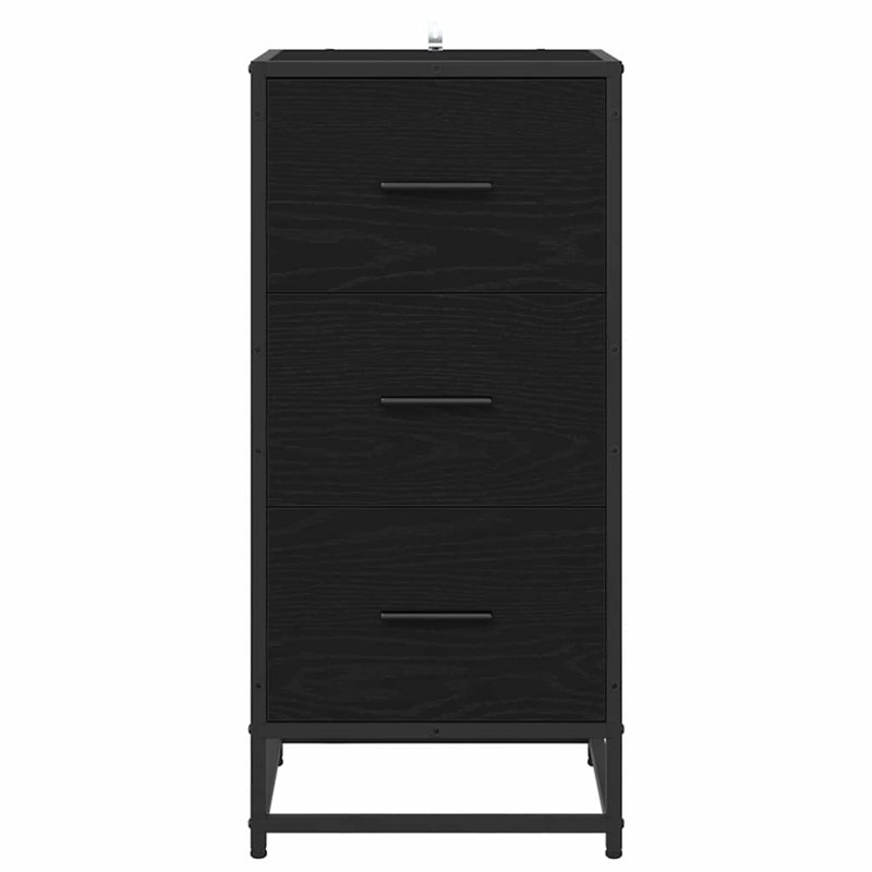 Accent Cabinet, Black Oak