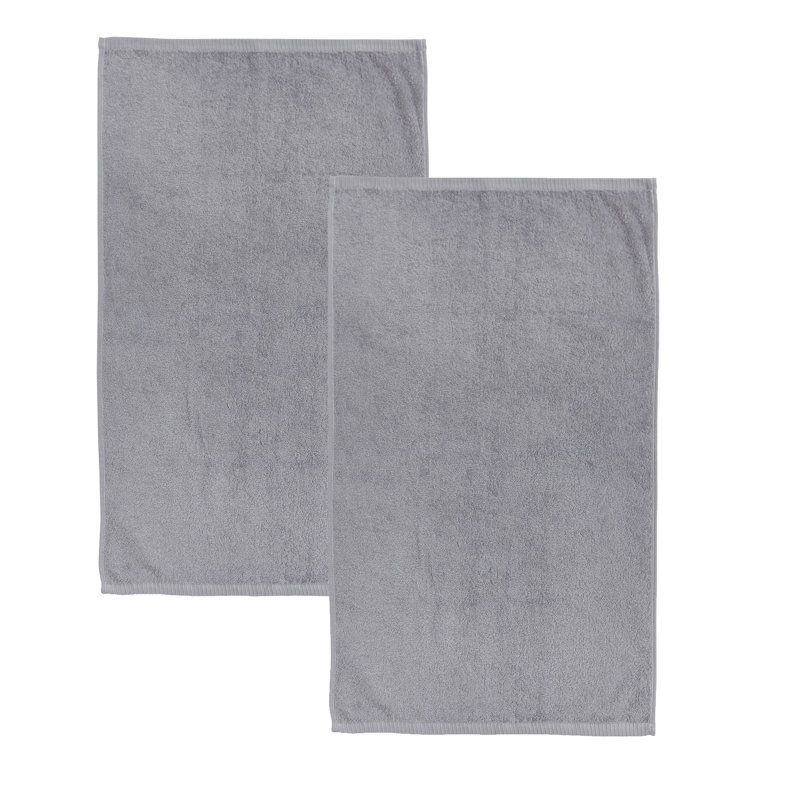 Quick Dry Cotton Bath Sheet Pair, Grey
