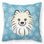  Coussin 14 "Snowflake Pomeranian