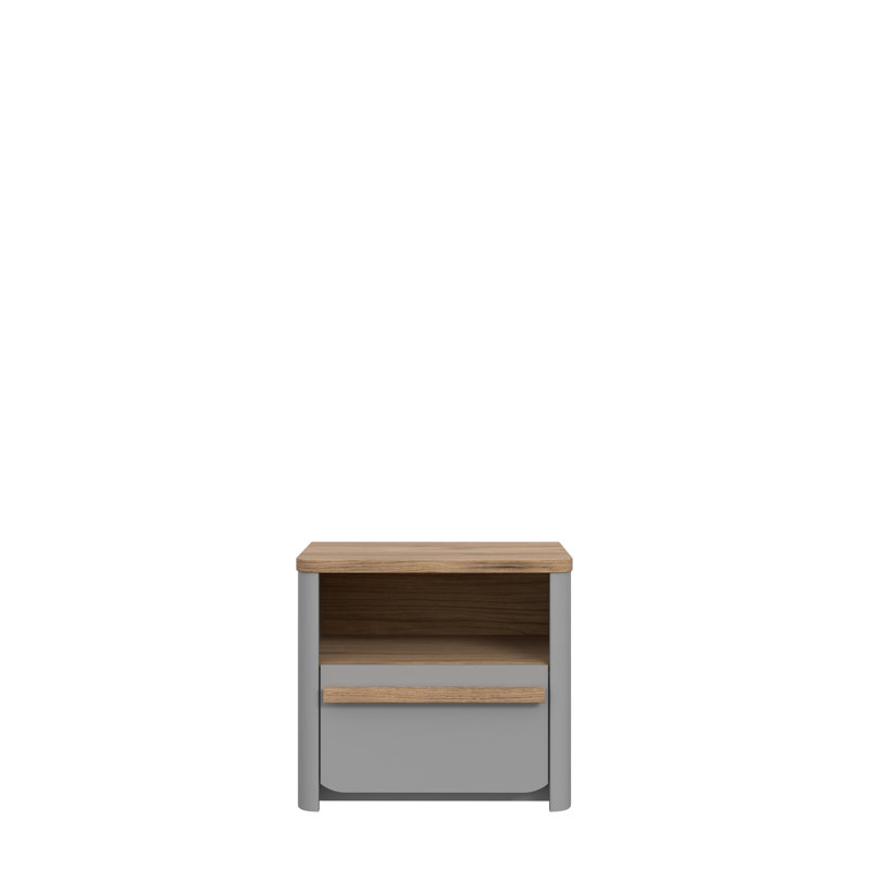 Phineas 48.6cm W Manufactured Wood Bedside Table