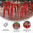 Greory Round Commercial Indoor/Outdoor Poly Bar Top Restaurant Table with Steel Frame-2030712416-2030712418