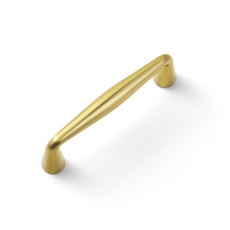 3" Center to Center Bar Pull, Brushed Gold, 3"