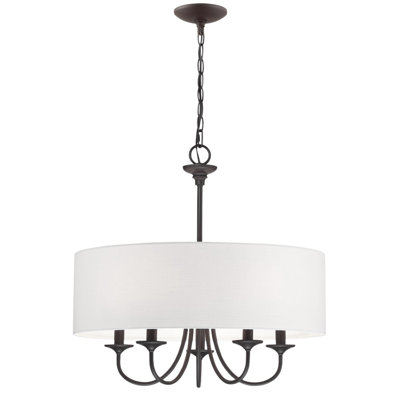 Fedele 5 - Light Dimmable Drum Chandelier