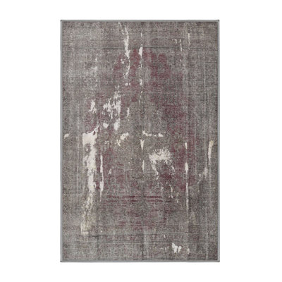 Tapis gris/brun clair traditionnel Paseo