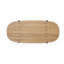Terra Outdoor Oval Teak Coffee Table-1470371766